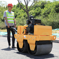 Compacteur vibratoire de pente en vente, machine à rouleaux pour allée