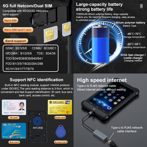 Tableta robusta de grado industrial de 8 pulgadas con 5G, sistema operativo Android 10 y certificación IP68 a prueba de agua/explosiones - Product Image 6