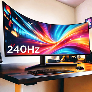 Moniteur incurvé 19/34/49 pouces, écran large, 1K/2K/4K/5K, moniteur IPS mat, réglage de la hauteur, 120HZ 165HZ 240HZ 1ms, moniteur incurvé pour jeux PC - Product Image 1