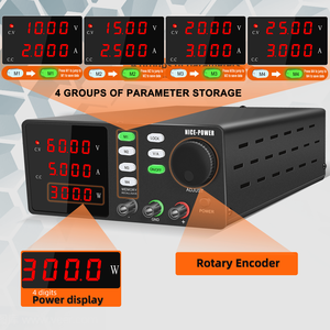 KUAIQU SPPS-S605 manopola di regolazione da laboratorio banco <span class=keywords><strong>DC</strong></span> alimentatore 60V 5A 300W LiFePO4 adattatore batteria <span class=keywords><strong>12V</strong></span> 24V 36V 48V - Product Image 6