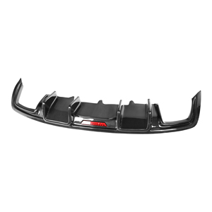 Diffusore Posteriore in Fibra di Carbonio Stile KB con Luce LED per <span class=keywords><strong>Audi</strong></span> <span class=keywords><strong>A5</strong></span> B8.5 Non Sline <span class=keywords><strong>Sedan</strong></span> 2012-2016 - Product Image 2