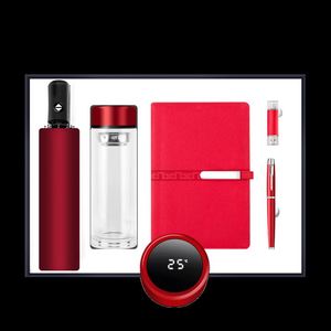 Produits innovants 2022, gourde isotherme à double paroi avec bloc-notes, haut-parleur et stylo, ensemble cadeau pour offres promotionnelles avec logo - Product Image 5