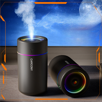 Mini humidificateur ultrasonique de bureau USB en plastique, batterie, lumière d'ambiance Mission Mars, diffuseur d'arômes électrique pour la maison