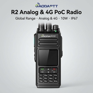 Radio analogique 4G PoC Gaodaptt GD-R2 10W haute puissance, portée mondiale, double mode, talkie-walkie multi-appels, radio bidirectionnelle pour les entreprises - Product Image 1