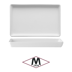 Bonna Plato Rectangular para Servir 18 × 12.5 cm Porcelana Blanca M1934 - Product Image 4