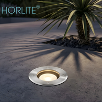 Luminaire encastré au sol en acier inoxydable pour jardin, patio, allée, éclairage paysager