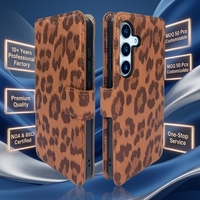 Étui de téléphone à clapet en PU texturé litchi de luxe avec compartiments intérieurs pour cartes, support pliable et protection à 360° pour Galaxy Z Fold4