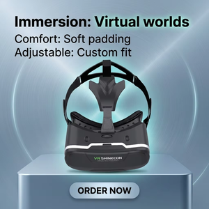 Gafas Inteligentes VR SHINECON de Amplia Aplicación, Auriculares de Realidad Virtual Ajustables para una Experiencia 3D Inmersiva - Product Image 1