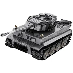 925pcs City Remote Control Ww2 Military Army Tiger Tank Building Blocks Weapon Bricks RC Vehicle Toys Gifts Children Boys