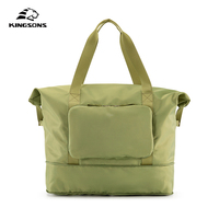 Sac fourre-tout léger et extensible pour femme, en tissu RPET recyclé GRS, écologique, grande capacité, idéal pour les voyages, vente en gros BSCI Kingsons