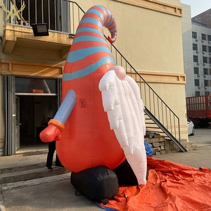 Vente populaire personnage de <span class=keywords><strong>santaclaus</strong></span>, gnome gonflable géant 2023 pour décoration de jardin de noël - Product Image 3