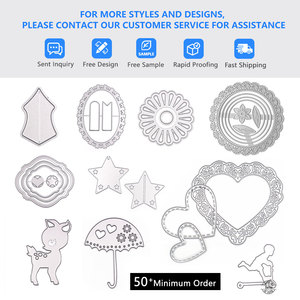 Matrices de découpe personnalisées pour loisirs créatifs, thème bonhomme de neige de Noël, matrices de découpe en métal pour papier, album DIY, carton, décorations de scrapbooking - Product Image 3