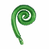 Ballon en aluminium à courbe de vague en spirale de 18 pouces, fournitures de fête bon marché, ballon arc-en-ciel en feuille de bonbons, Offre Spéciale