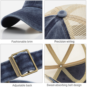 <span class=keywords><strong>Gorras</strong></span> de Béisbol de Mezclilla de Alto Rendimiento al por Mayor, <span class=keywords><strong>Gorras</strong></span> con Visera de <span class=keywords><strong>Pato</strong></span> con Bordado de Logotipo Personalizado, Lavadas, con Protección Solar - Product Image 2
