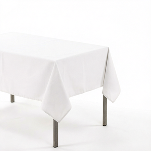 Washable Polyester Rectangle <b>Tablecloth</b> Solid Dyed Banquet Wedding <b>Party</b> Event Table Cover - Product Image 2
