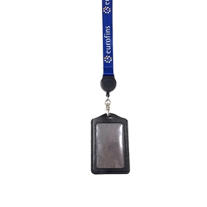 Factory Good Quality <b>Polyester</b> Badge Strap <b>Lanyards</b> ID Badge Holder - Product Image 4