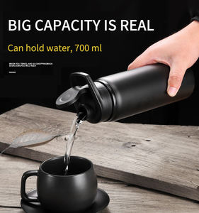 Vente en gros personnalisé <span class=keywords><strong>Contigo</strong></span> sublimé isolé simple paroi en acier inoxydable inserts de voyage en métal tasses de voiture avec poignée 500ml/700ml - Product Image 3