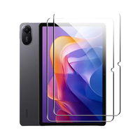 2025 11 inci sarung pelindung layar ramah 9H kekerasan 3D Radian antigores kaca keras untuk Xiaomi Redmi Pad 2