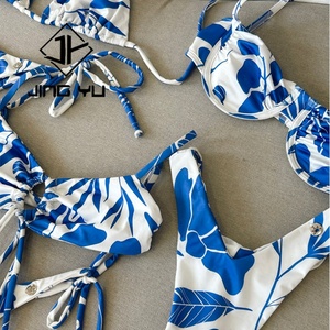 Fabricante de Bikinis, Diseño de Alta Calidad, Traje de Baño de Nailon Reciclado Estampado Personalizado para Mujer - Product Image 2