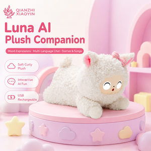 Peluche de Alpaca AI Grande y Acogedor, Clon de Voz con Enciclopedia ChatGPT, Memoria de Largo Alcance, Más de 50 Idiomas, WiFi 2.4G Certificado, Seguro para Oficina - Product Image 1