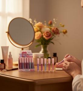 Huile à lèvres Saniye L1336, format standard, hydratant pour tous types de peau, avec glycérine et parfum de fraise - Product Image 2