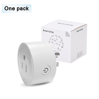 Prise intelligente Tuya Wi-Fi avec minuterie, contrôle à distance Alexa, mesure de consommation, ignifuge, pour appareils électroménagers intelligents (norme européenne)