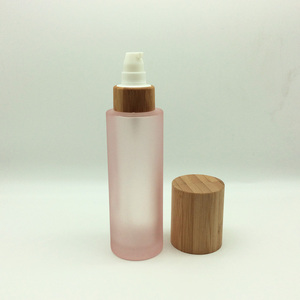 30ml PET <span class=keywords><strong>Glass</strong></span> Dropper Garrafa com Bamboo Cap Airless Bomba Loção Espuma para Cosméticos Pó Cleanser Sabão - Product Image 4