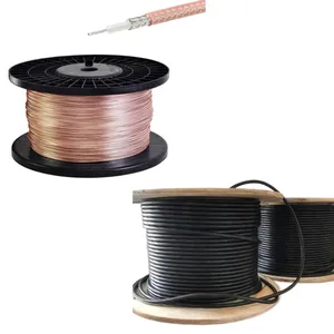 Cable Coaxial RF RG8, RG58, RG213, RG174, RG400, LMR400, Cable alimentador de comunicación de 1/2 pulgadas, venta al por mayor