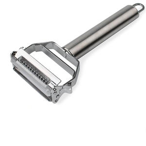 2 Pcs <b>Multifunctional</b> Stainless Steel Plastic <b>Vegetable</b> Potato Peeler Julienne Peeler - Product Image 1