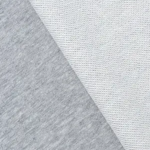 Tissu à tricoter en molleton 300gsm brossé à l'intérieur du polyester 100% French Terry