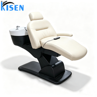 Chaise de lavage de cheveux de qualité supérieure pour spa capillaire, mobilier de luxe pour salon de beauté, lit de massage thaïlandais avec bol pour barbier
