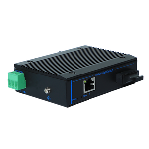 Convertidor de Medios Ethernet Industrial SFP a RJ45 de Venta Caliente, 10/100Mbps, 1 Puerto de Red, 1 Transceptor Óptico de Fibra SFP para Riel DIN - Product Image 2