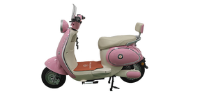 Scooter Eléctrico Retro, Bicicleta Urbana con Motor en la Rueda Trasera, Freno de Disco y Parabrisas - Product Image 4