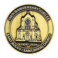 Pièce de monnaie personnalisée sur mesure, pièce ronde en métal argenté avec tête humaine et émail dur