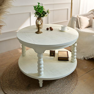 Table basse extensible INNOVA, style nordique, design moderne et minimaliste, en bois blanc, durable, facile à assembler, design européen, pour le salon - Product Image 3