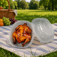 Contenants alimentaires en plastique les plus vendus, boîtes à emporter en PP, boîtes de rangement pour aliments, boîtes pour poulet rôti