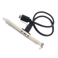 Cable Frontal Tipo E a Tipo C 3.1 Gen2 para Datos, Transmisión de Alta Velocidad de 20 Gbps