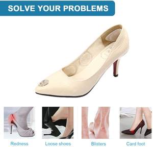 <span class=keywords><strong>Almohadillas</strong></span> de silicona de inserción <span class=keywords><strong>para</strong></span> <span class=keywords><strong>zapatos</strong></span> de mujer, Protector alto, diseño de tacón, Gel <span class=keywords><strong>para</strong></span> pies, antideslizantes - Product Image 6