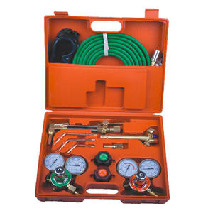 Ensemble de soudage et de découpe oxyacétylène avec torche de soudage TIG en laiton à forte capacité - Product Image 3