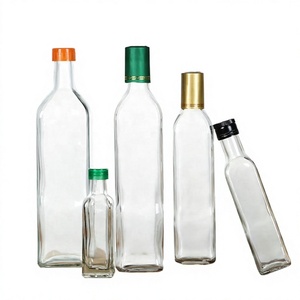 Botella de Vidrio Transparente Redonda de 150 ml para Aceite de Oliva Comestible, con Tapa Metálica Reciclable y Sellado de Corcho, Estampado en Caliente, Utensilio de Cocina - Product Image 3