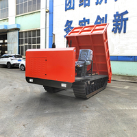 Fabricant de mini-chargeuses sur chenilles hydrauliques de qualité chinoise, véhicule de transport tout-terrain à chenilles auto-chargeur en caoutchouc