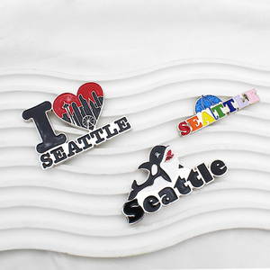 Portachiavi Personalizzato con Logo Serie Seattle, Design Creativo, in Lega di Zinco, Ciondolo per Borsa, Artigianato in Metallo, Design Gratuito dalla Fabbrica - Product Image 5