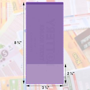 Porte-documents et porte-règlements PVC personnalisé mince à deux poches <span class=keywords><strong>4</strong></span>"x9" - Product Image 4