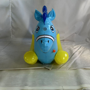 Jet d'eau PVC Ride <span class=keywords><strong>en</strong></span> stock pour accompagner les enfants Jouet <span class=keywords><strong>cheval</strong></span> <span class=keywords><strong>à</strong></span> <span class=keywords><strong>bascule</strong></span> gonflable - Product Image 3