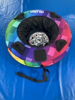 Tube à neige gonflable NOVA pour 1 personne adulte et enfant - Matériau TPU durable et sûr pour toboggan de terrain de jeu souple