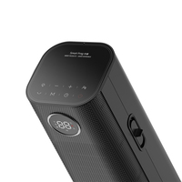 Ventilateurs portatifs alimentés par la chaleur Utilisation intérieure Appareils de chauffage domestique Chauffage infrarouge de bureau à 3 modes avec télécommande