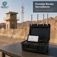 Détecteur de drones passif DJI AUTEL FPV WiFi UAV, détection 1-10 km, traqueur de pilotes, sécurité périmétrique