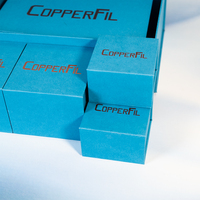Papier d'art estampage à chaud de petite taille moyenne avec logo personnalisé Emballage de boîte-cadeau de ceinture portefeuille à fermeture magnétique bleue