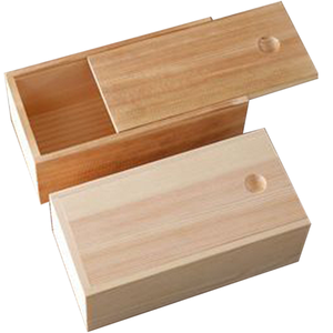 Rectangular Wood Storage <b>Box</b> with Sliding Lid Natural Wooden Organizer Case for Gifts Packaging Jewelry and <b>Keepsake</b> Storage - Product Image 3