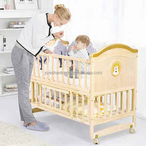 Cuna para Bebé de Estilo Europeo Sólido, Multifuncional, Pintura que se Puede Combinar, Embalaje de Cartón Incluido, Yueshan PH-918 - Product Image 6